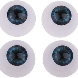 Meadawgs®24mm Acrylic Eyeballs Safety Eyes for Baby Doll DIY Making Dark Blue|Dolls & Bears | Dolls | Reborn |2 Pairs Eyeballs for Doll-image-24