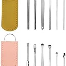 Enakshi® 2x 6Pcs Ear Wax Removal Tool Stainless Steel Earpick Household Men/Women |Health & Beauty | Health Care | Ear Care | Ear Wax Removers-image-51