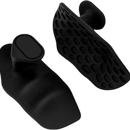 HTYCLINE Fingerless Gym Gloves for Men & Women,Rubber Anti-Slip Workout Gloves with Sweat Absorption, Durable Palm Protection for Weight Lifting,Deadlifts,Pull-Ups & Cross Training(Black-image-43