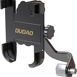 DUDAO F22 Premium Alloy Phone Mount for Rearview Mirror, Smartphone Holder 360° Rotation Adjustable, Universal for 6mm-10mm Scooter Motorcycle Mirror, compatiable with All Devices and Vechicles-20