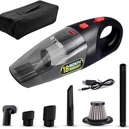 IBELL VC6950 Wireless Car Vacuum Cleaner, Rechargeable, Wet & Dry, Hand Held Portable, with High Suction Power (Black)-52