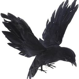 Lifelike Floating Hunting Shooting Garden Decor Toys Flying Crow Decoy Decor-image-60