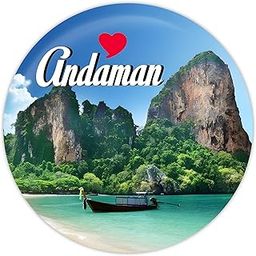 BIRD'S MIND Andaman Travel Fridge Magnet Gift for Kitchen Refrigerator-Home-Office Doors Decors Multicolor Souvenir Gift L X H 3.5 X 3.5 Inch-image-69
