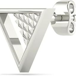 Triangle silver earrings for men – Minimalist Geometric 925 silver earrings | Lightweight, Hypoallergenic ear studs for men | Tops for Him | Gift for Brother Father Husband Boyfriend-image-54