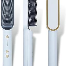 Nutts Hair Straightener Comb for Women & Men, Hair Styler, Straightener Machine Brush Heating Electric Straightener with 5 Temperature Control Hair Straightener comb-image-63