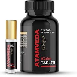AyamVeda by Dr. Ajayita - iCalm Herbal Blend for Relaxation & Nighttime Wellness - Non-Habit Forming | Non-Melatonin Formula | Plant-Based Herbs - 120 Tablets.-20