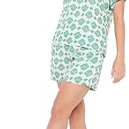 Women's Rayon Printed Top & Shorts Set-image-100