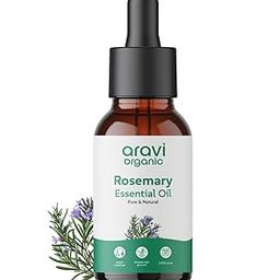 Aravi Organic Rosemary Essential Oil for Hair Growth, Quick Hair Growth for Women and Men - 100% Pure Rosemary Leaves Oil - 15 ml-22