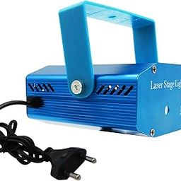 V.E.S.P.A Mini Laser Projector Lights Stage Lighting Sound Activated and Auto Play with Mini Tripod Stand for Diwali, Activated Dot Design Laser Light for Party, Party, Wedding, Home Decoration-image-2