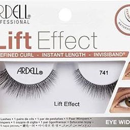 Ardell Lift Effect 741, 1 Pair, Unique, Layered Curls False Eyelash for Women, Flashy, Flared, Short Length & Medium Volume, Reliable & Invisiband False Eyelash-6