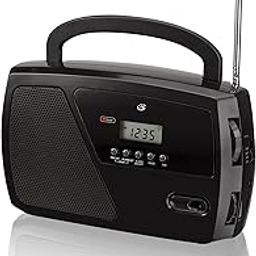 GPX, Inc. R633B Portable Shortwave AM/FM Clock Radio (Black)-picture-17