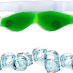 AXTENO Magnetic Aloe Vera Eye Mask Cooling Gel for Sleeping, Eye Mask for Dark Circles, Dry Eyes, Cooling Eyes, Pain Relief, Relaxing, Redness, Patches, Remove Dark Circles Fatigue Cool Cooling Reusable Gel Pad with Stretchable Band (1)-51