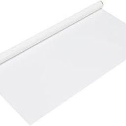 XIGSTA Dry Erase White Writing Board Non Adhesive Sheets | Wall Stick Contact Paper Sheets | Erasable Writing Board for Home Office School Study Table Restaurant (3 Meter, White)-2
