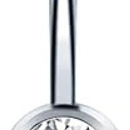 Womens Navel Belly Button Piercing Banana Bell Silver Crystal Ring: Pack of 1 (SRFAJW/A072)-image-61