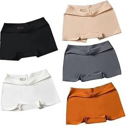 Boyshorts for Women High Waisted Boy Shorts Seamless Panties Underpants-image-19