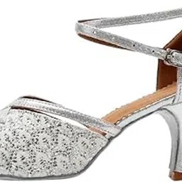 ftk Dance sandal for women adult soft bottom mid-heel dance sandal-picture-43