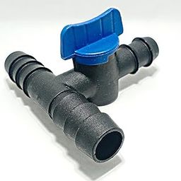 Grassland™ 16MM Drip Tee Connector with Tap Drip Irrigation Accessories for Watering Home Garden Pipe Multi Joint Connectors (Pack of -25 Pcs)-picture-21