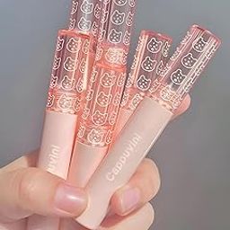 Bubble Mirror CAPPUVINI Lip Gloss | Non-Sticky Glossy Finish | Moisturizing Lip Tint | Long-Lasting Waterproof | Baby Pink Red Wine Colors | Lipsticks for Women & Girls | Liquid Lipstick Combo Pack Adorable Shades Set (03#Strawberry Balloon, 3g)-14