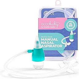 OCCObaby Baby Manual Nasal Aspirator Snot Sucker for Newborns and Toddlers-image-4