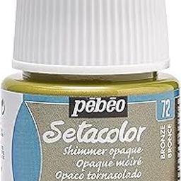 Pebeo Setacolor Opaque Fabric Paint 45-Milliliter Bottle, Shimmer Bronze-picture-22