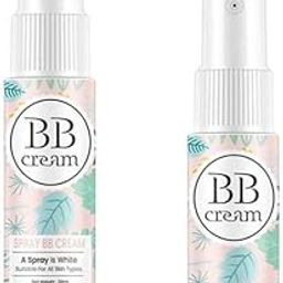 ZeroLuxury 20ml Whitening BB Spray Cream Concealer Portable Moisturising Liquid Foundation Brighten Skin Tone Makeup Tool Korean Cosmetics(Pack of 2)-22