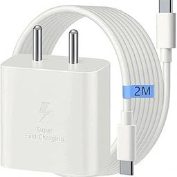 Original 45W Super Fast Charger Compatible with Samsung Galaxy S24/S23/S22/S21/S20 (Ultra/Plus/Fe), Note 20/20+/10(All Series), Z Fold/Flip/S/A/F/M Series | Type C PD 3.0 Charger Adapter,White (ORD)-10