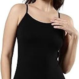 Body Hugging Waist Length Camisole, Solid, Soft Modal Fabric with Adjustable Strap, for Women,Pack of 1-image-27
