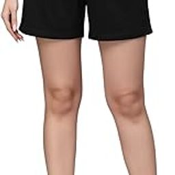 Women's Odour-Free Cotton Sports Wear Shorts | Comfortable and Stylish | Mid-Rise Elasticated |Multi Pocket-image-2
