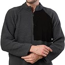 Oversized Sherpa Sweatshirt for Men | Winter Wear Stylish Sweatshirts for Men | Full Sleeves Sweatshirt for Men-image-93