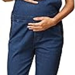 The Mom Store Maternity Dungaree Dress | Denim With Elasticated Waist | Adjustable Shoulder Straps | Cotton | Pockets-image-41