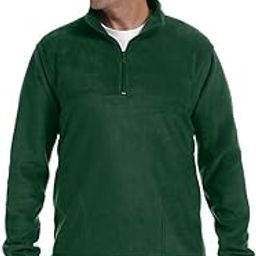 Quarter-Zip Fleece Pullover - Black - S 8 oz. Quarter-Zip Fleece Pullover-image-6