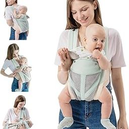 SNOWIE SOFT® Breathable Baby Carrier Bag for 0 to 3 Years - Adjustable, Soft Kangaroo Bag with Pocket - Perfect Travel Baby Bag for Mothers - Ergonomic Support, Multiple Carrying Styles-image-17