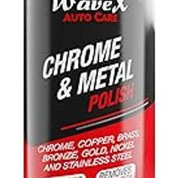Wavex Metal Polish 1 Ltr For Chrome, Copper, Brass, Bronze, Gold, Nickel and Stainless Steel. All Metal Cleaner, Rust Remover. Polisher and Protectant. Removes oxidation and discoloration.-10