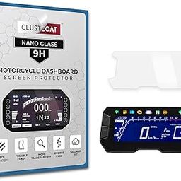 CLUSTCOAT 9H Nano Glass Motorcycle Dashboard Instrument Cluster Screen Protector for Honda CB 300R-1