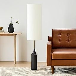 JEVI Wooden Floor Lamp with Fabric Shade – 75 cm Modern Standing Lamp for Living Room Corner, Bedroom, and Home Décor – LED Compatible-picture-14