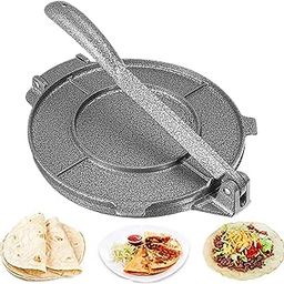 6.5 Inch Cast Iron Tortilla Press, Heavy Duty Tortilla Maker, Aluminum Alloy Tortilla Warmer, Taco Roti Maker For Quesadilla, Naan, Chapati, Samosa, Poori, Saj Bread, Lahmacun-image-59
