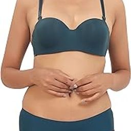 Women Nylon,Spandex Push Up Underwired Solid Lingerie Set (ED007)-image-53