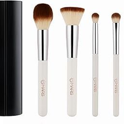 MARS Penta Perfect Set of 5 Makeup Brush Set with Holder | Long-Lasting Soft & Synthetic Bristles | Versatile Use | Precise Application for Face, Eyes & Brows (WHITE)-22