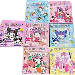 M.F.H 5D Diamond Painting Kit for Kids Art Supplies with Frame Tools, Diamond Art Craft DIY Kits for Children Return Gift (Pack of 1) Random Designe-picture-9