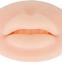Reliefto Light Skin Color Silicone Fake Skins for Lips, 3d Lips Practice Semi Permanent Skin Permanent Makeup Fake Skin Lips Open Mouth for Training Lips Makeup Artists-picture-17