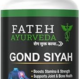 Ayurveda Natural Joint Strength & Bone Health Support Gond Siyah 60 Capsules-image-64