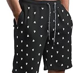 Stylish Men Black Cotton Shorts -Boat-10