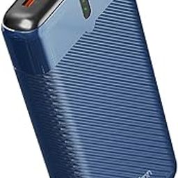 pTron Dynamo Surge 20000mAh 22.5W Fast Charging Power Bank, Supports VOOC/Wrap/Dash USB Charging, 20W PD Fast Charging, 3 Outputs, 1 Input & Multiple Layers of Protection (Blue)-16