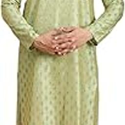 Kurta Set For Men, Full Sleeves Mandarin Collar Ethnic Kurta Set For Engagement, Wedding, Party Cotton-image-48