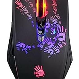 Bloody A60L Optical Gaming Mouse With Light Strike (Lk) Switch & Scroll - Fully Programmable And Advance Macros (A60L) Infrared, Black-21