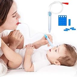 DENMILE Baby Stuffy Nose Suction Nasal Aspirator With 20 Extra Clear Filters for Nasal Aspirator for Baby Newborn Mucus Sucker Nasal Aspirator for Kids Nose Cleaner for Kids Cold Relief Mucus Removal-image-44