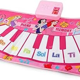 Estilo Floor Piano Mat for Kids & Toddlers | Baby Playing Mat with Music 11 Keys | Musical Toy Gift for Boys & Girls Age for 1-6 | Engaging Keyboard for Toddlers (Princess)-23