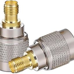 ABONIX SMA Female to TNC Male Coaxial Cable Connector Adapter for WiFi, Radio, LTE Antennas, Routers (Pack of 2)-picture-3