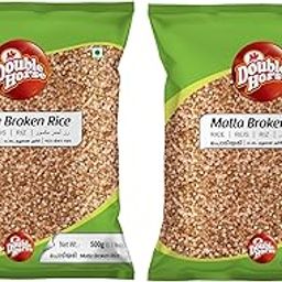 Double Horse Matta Broken Rice 500 Grams( Pack Of 2 ) Source Of Dietary Fibre Nutritious Zero Cholesterol Red Broken Rice Podiyari Export Quality,1000 Grams-image-84