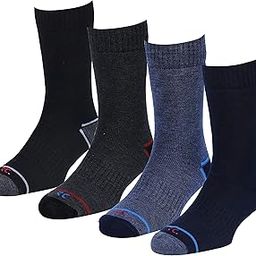 Men's Thick & Warm Woolen Calf Length Towel Multicolored Socks, Pack of 4, Winter Wear Terry Cushioned Thermal Socks For Men-image-6